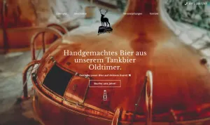 Webdesign für Tankbier
