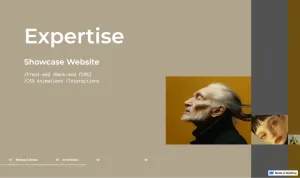 Website mit Animation